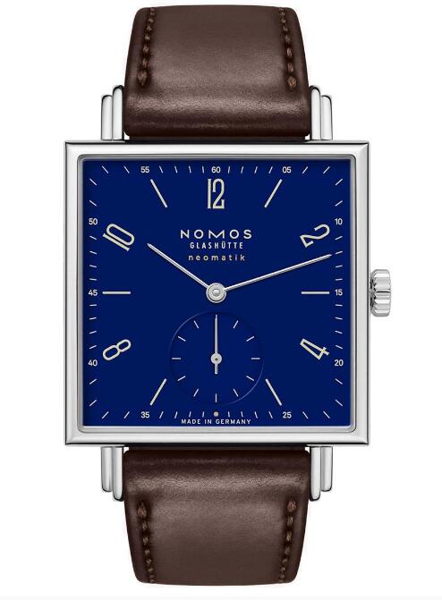 NOMOS GLASHUTTE Tetra neomatik blue – 175 Years Watchmaking Glashutte 421.S3 Replica Watch